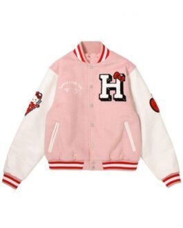 Hello Kitty Apples H Letterman Jacket