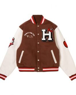 Hello Kitty Apples H Letterman Jacket