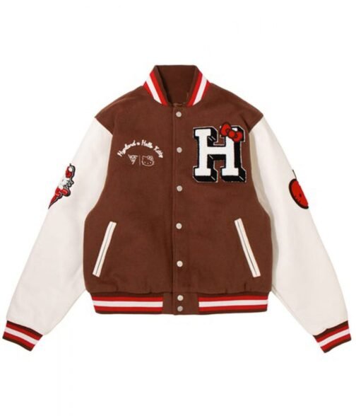 Hello Kitty Apples H Letterman Jacket - Image 2
