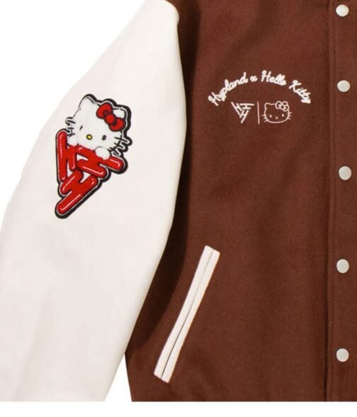 Hello Kitty Apples H Letterman Jacket - Image 15