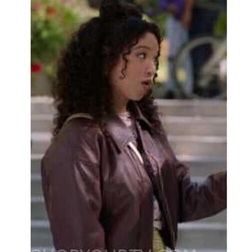 High School Musical S04 Olivia Rodrigo Leather Jacket - Image 2