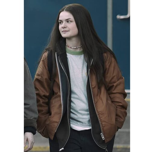 High School Railey Gilliland Brown Jacket - Image 3