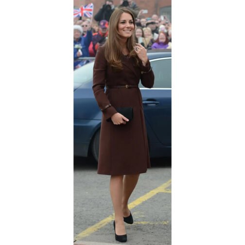 Hobbs Celeste Chestnut Brown Coat - Image 8