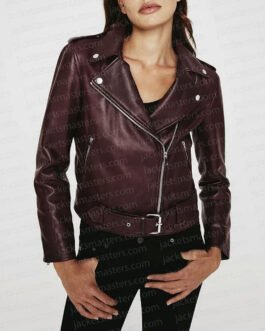 Legacies S04 Danielle Rose Russell Brown Leather Jacket