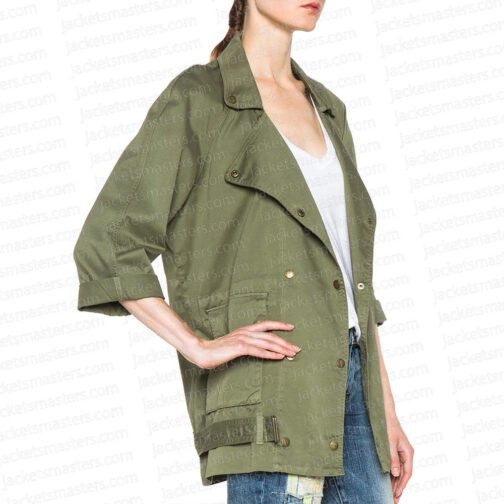 How to Get Away with Murder S03 Karla Souza Green Jacket - Image 5