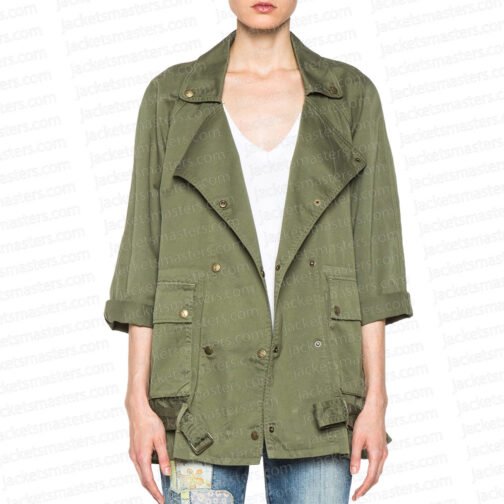 How to Get Away with Murder S03 Karla Souza Green Jacket - Image 3