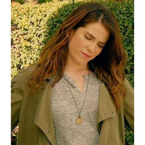 How to Get Away with Murder S03 Karla Souza Green Jacket - Image 2