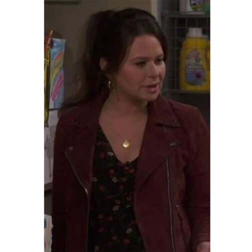 How We Roll Katie Lowes Suede Jacket - Image 7