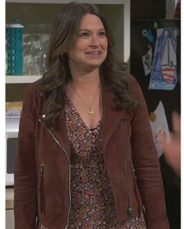 How We Roll Katie Lowes Suede Jacket