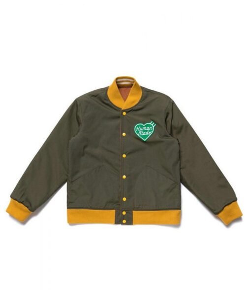 Human Made Duck Varsity Reversible Jacket - Image 3