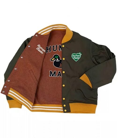 Human Made Duck Varsity Reversible Jacket - Image 6