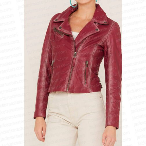 I Love That for You Molly Shannon Leather Jacket - Image 5