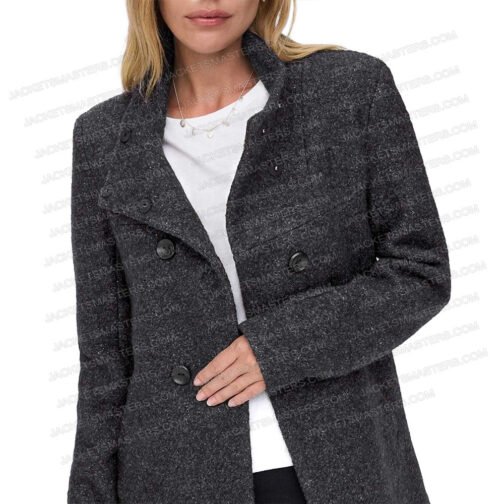 If I Only Had Christmas Candace Cameron Bure Wool Coat - Image 8