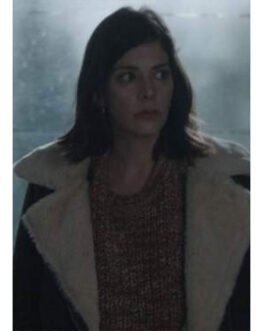 In the Dark Season 4 Lindsey Broad Suede Shearling Jacket