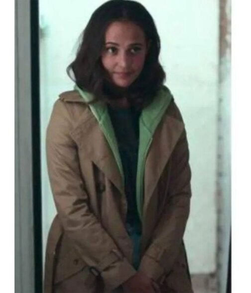 Irma Vep Alicia Vikander Belted Coat - Image 2