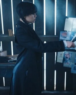 Wednesday Jenna Ortega Trench Coat