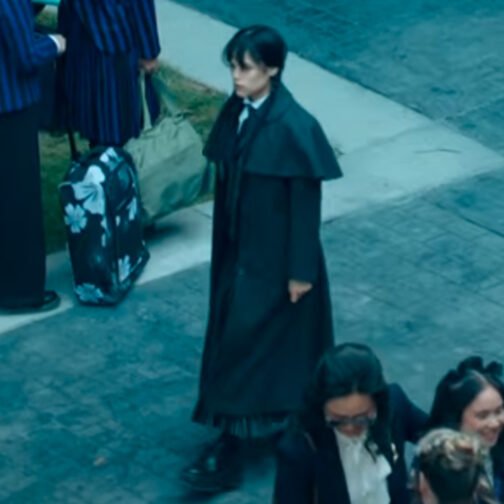 Jenna Ortega Wednesday Season 2 Coat - Image 4