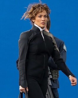 Atlas Jennifer Lopez Black Jacket