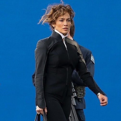 Atlas Jennifer Lopez Black Jacket