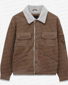 Jennifer Lopez The Mother Shearling Brown Jacket