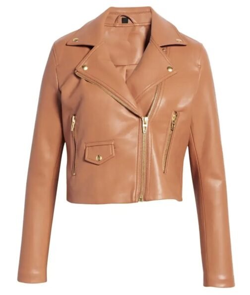 Average Joe Ashley Olivia Fisher Leather Jacket - Image 4