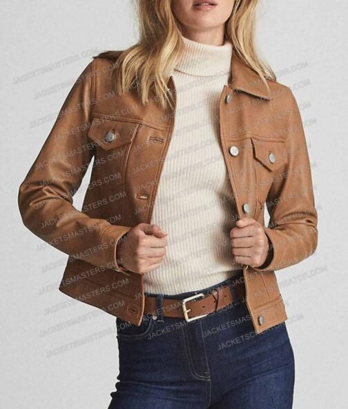 Big Sky Season 3 Katheryn Winnick Brown Jacket