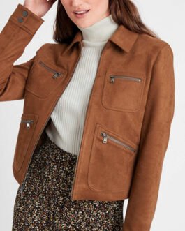 Big Sky Jesse James Keitel Brown Suede Jacket