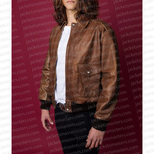 Alyssa The End of the F***ing World Bomber Leather Jacket