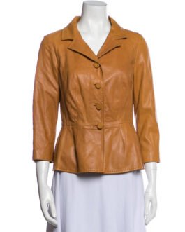 Pearson Gina Torres Brown Leather Jacket