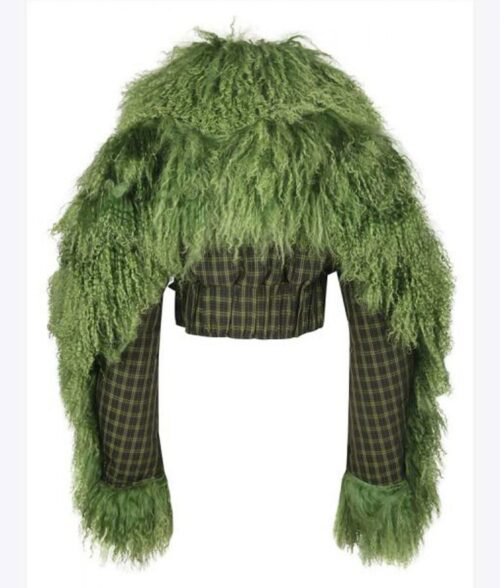 Jodie Comer Killing Eve Season 03 Fur Cropped Jacket - Image 3