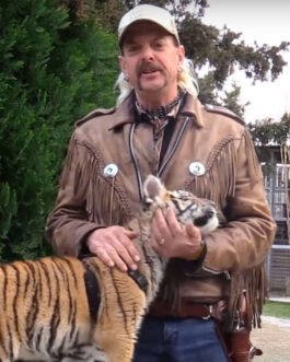 Joe Exotic Tiger King Fringe Leather Jacket