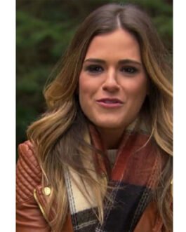 Jojo Fletcher The Bachelorette Season 12 Brown Leather Jacket