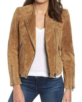 Dead To Me Linda Cardellini Suede Leather Jacket