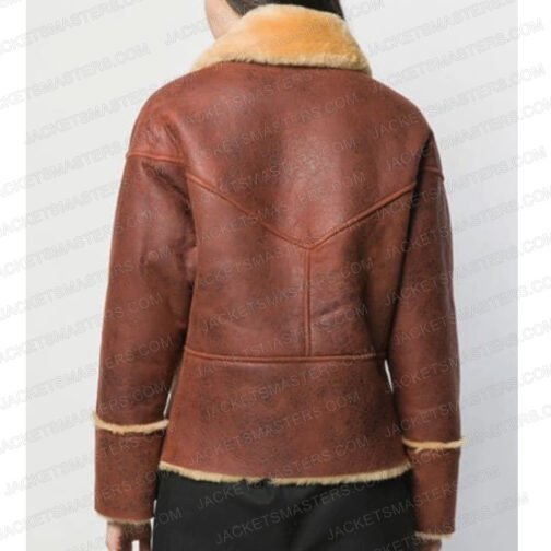 Gossip Girl Jordan Alexander Aviator Leather Jacket - Image 4