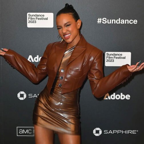 Karrueche Tran Divinity Leather Jacket - Image 11