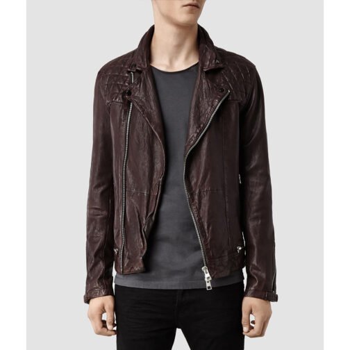 Dollface Kat Dennings Brown Leather Jacket - Image 5