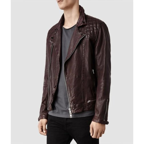 Dollface Kat Dennings Brown Leather Jacket - Image 6