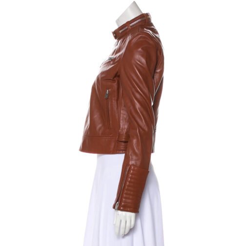 Kelly Dodd The Real Housewives of Orange County Leather Jacket - Image 4