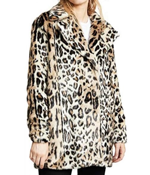 Yellowstone Kelly Reilly Cheetah Print Coat - Image 4