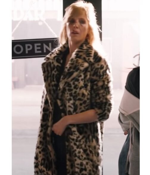 Yellowstone Kelly Reilly Cheetah Print Coat - Image 7