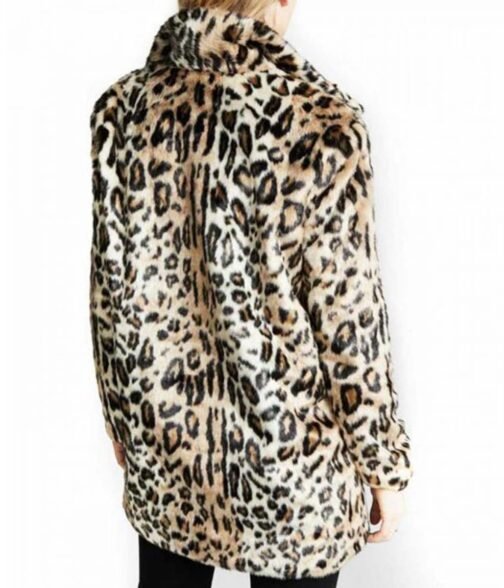 Yellowstone Kelly Reilly Cheetah Print Coat - Image 3