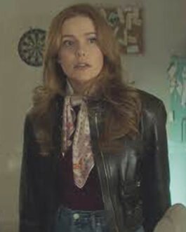 Nancy Drew Kennedy Mcmann Leather Bomber Jacket