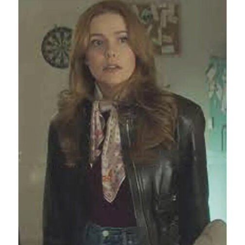 Kennedy Mcmann Nancy Drew Aviator Leather Jacket - Image 2