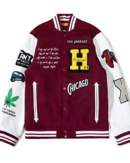 Kenya Barris #BlackAF H Letterman Jacket