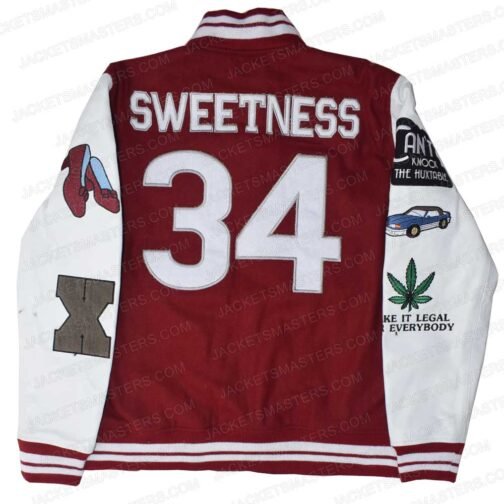 Kenya Barris #BlackAF H Letterman Jacket - Image 5