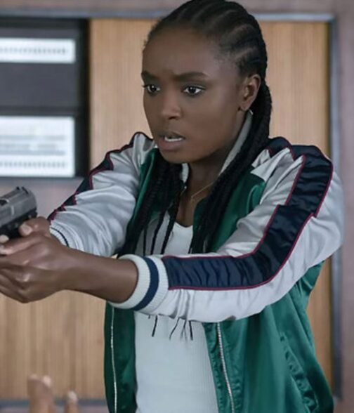 Kiki Layne The Old Guard Bomber Jacket - Image 4