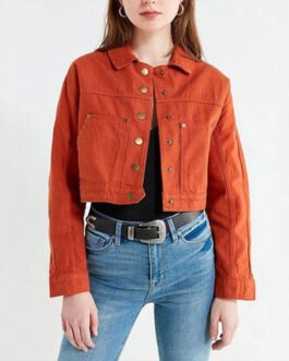 Pauline Chalamet The Sex Lives of College Girls Cropped Jacket