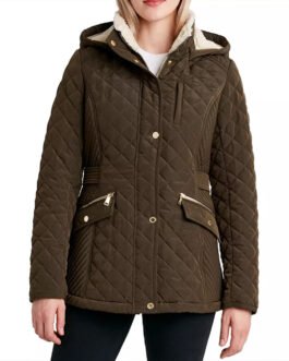 Pauline Chalamet The Sex Lives of College Girls Brown Hooded Jacket