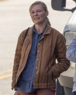 Kirsten Dunst Civil War Brown Jacket