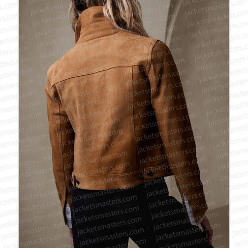 FBI Most Wanted S03 Alexa Davalos Suede Jacket - Image 4